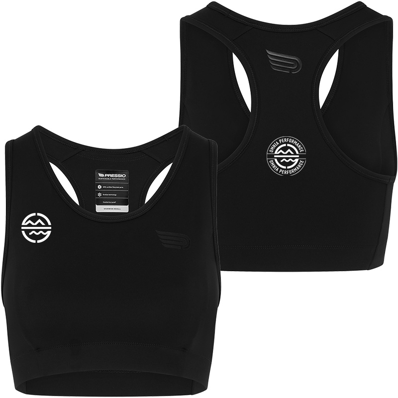 Women's Sustain Long Line Crop Bra Thumbnail